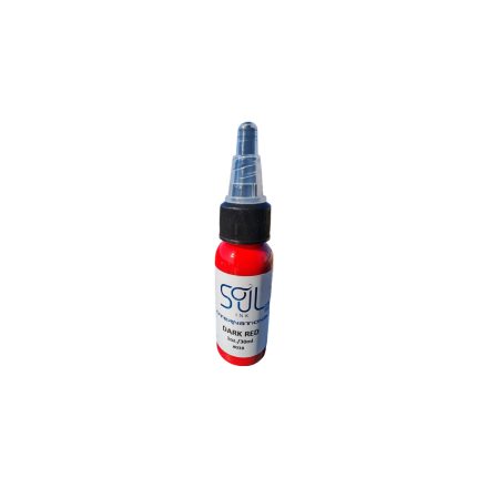 Soul ink Eu Reach tetováló festék 30ml Dark Red vörös színben
