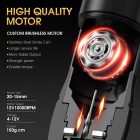 Ambition Vibe Max vezeték nélküli tetoválógép (2.5- 3.5- 4.0- 4.5mm stroke frekvenciamód, 2 akkumulátor, 8v jumpstart mód)