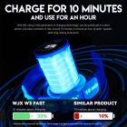 WJX W3 vezeték nélküli tetoválógép (2.4-4.2mm stroke, 2 Akkumulátor,  Ultragyors töltés) 