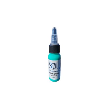 Soul ink Eu Reach tetováló festék 30ml Mint Green zöld színben