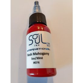   Soul ink "Ocean" Eu Reach Flush Mahogany vörös tetováló festék 30ml 