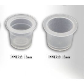   100pcs traditional ink caps in 2 sizes (L: 15x13mm & M: 13x10mm)