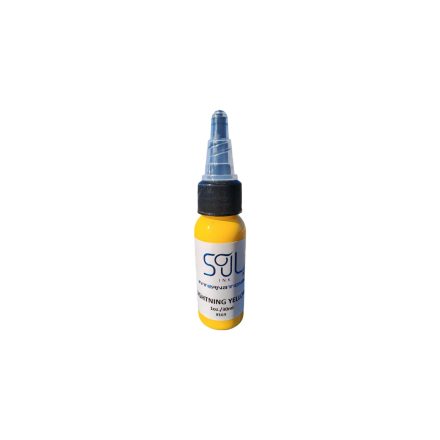 Soul ink Eu Reach tetováló festék 30ml Lightning Yellow sárga színben