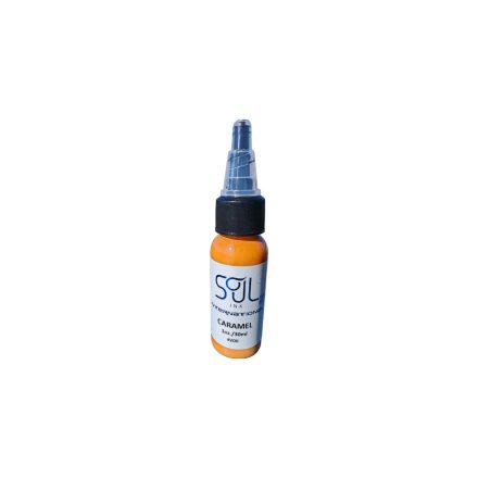 Soul ink Eu Reach tetováló festék 30ml Caramel színben
