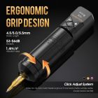 Ambition Torped 36 vezeték nélküli tetoválógép (+2000mah akkumulátor, 4.5-5.0-5.5 mm stroke, kefe nélküli motor)