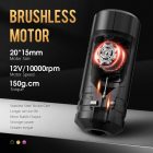 Ambition Torped 36 vezeték nélküli tetoválógép (+2000mah akkumulátor, 4.5-5.0-5.5 mm stroke, kefe nélküli motor)