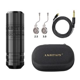   Ambition torped 28 vezeték nélküli tetoválógép (2.5 - 3.0 - 3.5 mm stroke, 2000mah, kefe nélküli motor) 2 színben