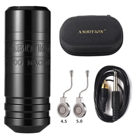 Ambition Torped 32 vezeték nélküli tetoválógép (2000mah akkumulátor, 4.0-4.5-5.0 mm stroke, kefe nélküli motor)