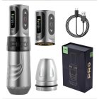 Yilong Flux Max Pro Vezeték nélküli tetoválógép (4mm stroke, 2x2400mah akkumulátor, kefe nélküli motor)