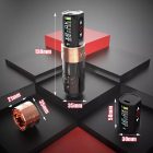 Yilong Flux Max Pro Vezeték nélküli tetoválógép (4mm stroke, 2x2400mah akkumulátor, kefe nélküli motor)